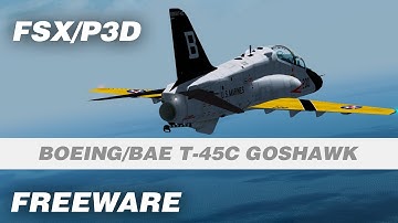 Boeing/BAe T-45C Goshawk Freeware Add-on for FSX & P3D