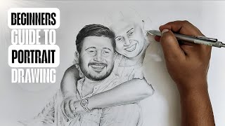A Beginners guide to portrait drawing in real time.      #drawing #pencildrawing #sketch 
