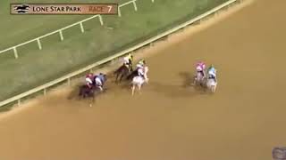 carrera de caballos arabes en lone star park