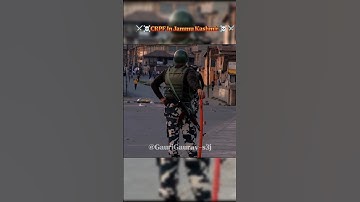 ⚔️☠️ CRPF In Jammu Kashmir ☠️⚔️ #crpf #solider #forces #shorts #viralvideo #trending