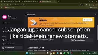 Cara mendapatkan Discord Nitro gratis 1 bulan dari Epic Games
