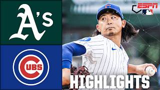 WILD 9TH INNING 👀 Athletics vs. Chicago Cubs | Full Game Highlights | ESPN MLB
