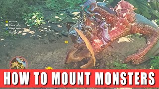 How to Mount Monsters in Monster Hunter Wilds