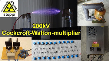 200kV high voltage cockcroft walton multiplier - 200kV Hochspannung Kaskade