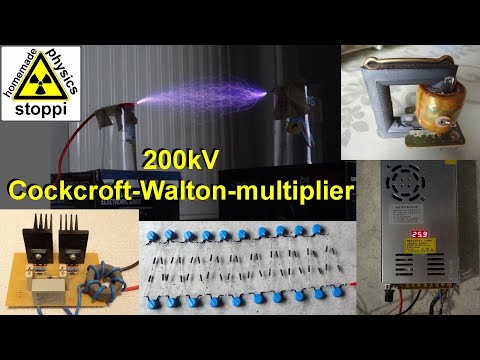 ضریب ولتاژ بالا 200 کیلوولت کوک کرافت والتون 200 کیلوولت  