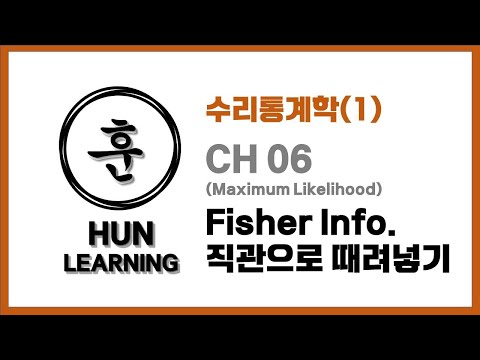 [Hogg 수리통계] CH6 Score function? Fisher Information? 그림으로 이해하기!!