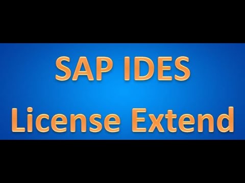 How to extend SAP IDES ECC6 license. | SAP IDES & SAP HANA Installation | www.erpinstallation.in