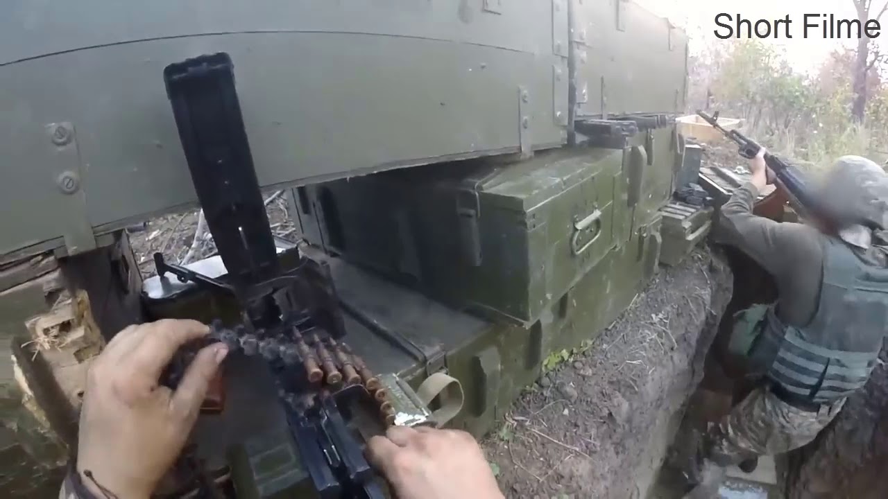 2017 Ukraine War Helmet Cam Firefight Combat Footage . YouTube