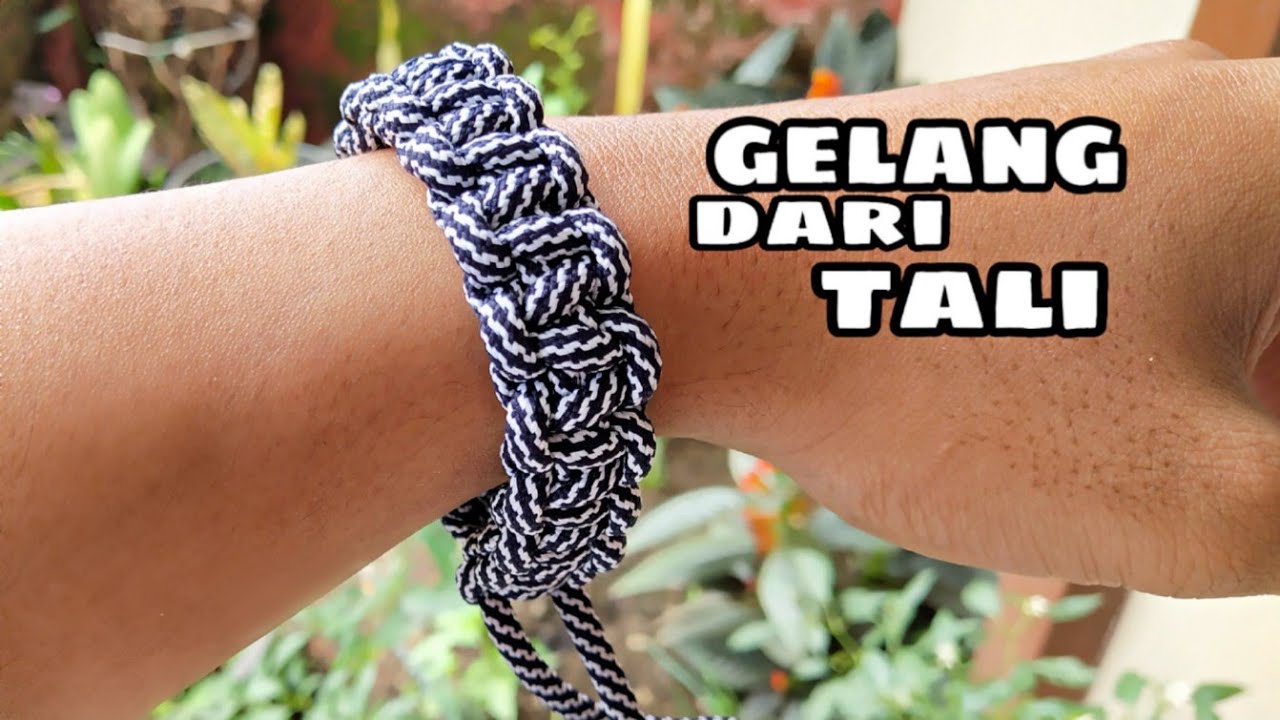 CARA MUDAH MEMBUAT GELANG  DARI TALI  KUR YouTube