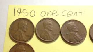 1950 (no mint mark) United States One Cent Wheat Penny