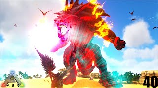 AMAZING COLOSSUS FIRE TITAN & DEMONIC HYAENODON | ARK: Survival Evolved ARK BIONIC PRIMAL FEAR E40