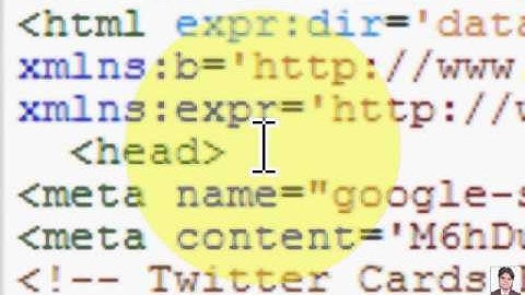 How to Verify blog to google webmaster tools