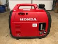 Honda Generator EU2200I Set Up And Run