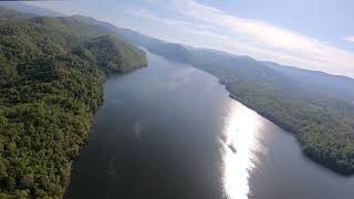 Elizabethton TN  Low level over Watauga Lake  Mountain City TN  Grumman Tiger