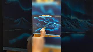Artist Fixes Shoreline Painting Mistake: Easy Fix for Beginners! #shorts