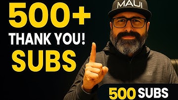 500+ Subs! Huge Thank You — The Journey Starts NOW