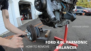 How to Remove a Harmonic Balancer on a Ford 4.0 SOHC (Explorer, Mountaineer, Ranger, Mustang)