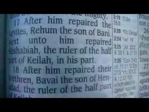 Nehemiah 3 Holy Bible (King James)