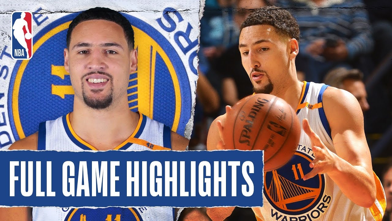 Full Game Highlights Klay Catches Fire Early Pours In 60 Pts In 3 Quarters Youtube