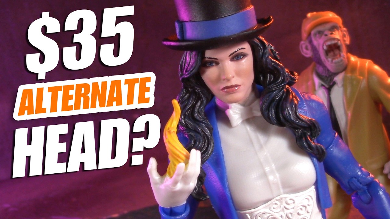 Обзор фигурки Затанны из серии DC Multiverse от McFarlane Toys: платиновый рейтинг, замена головы...