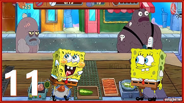 SpongeBob: Krusty Cook-Off - Gameplay Walkthrough Part 11 - Tutorial (iOS, Android) Kids True TV