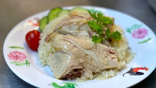 Authentic Hainanese Chicken Rice Recipe In 4K HDR By Jiang Ji - The Sergeant Kiang Rendition