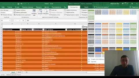 Отчет по портфелю в MS Excel
