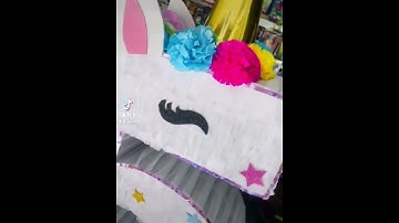 Piñata unicornio, número 5 #piñataspersonalizadas #piñatanumero
