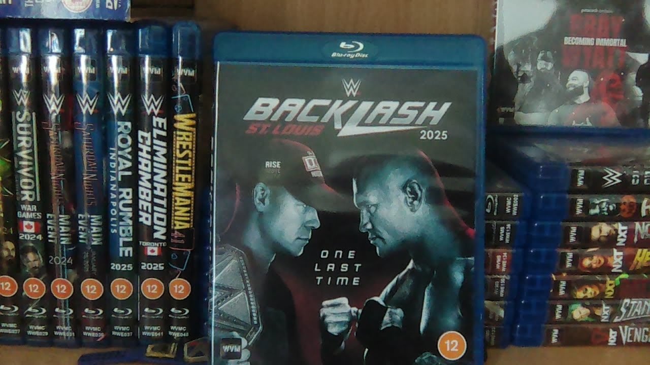 WWE Backlash St Louis 2025 Custom Blu Ray Pickup - YouTube