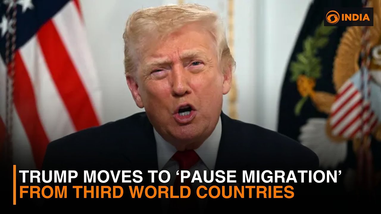 Trump Moves to ‘Pause Migration’ from Third World Countries