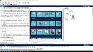 Packet Tracer 15.6.1 - Configure IPv4 and IPv6 Static and Default Routes
