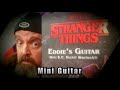 Stranger thingsmini guitar collectible