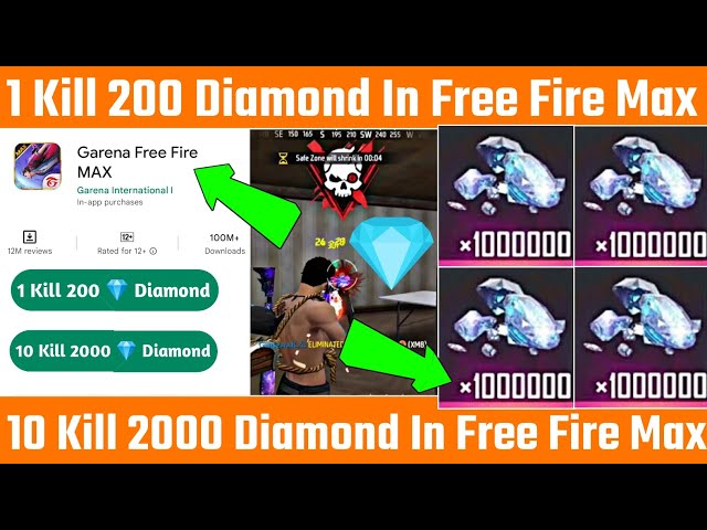 Free Fire 200 Diamonds  How To Get Diamonds In Garena Free Fire 