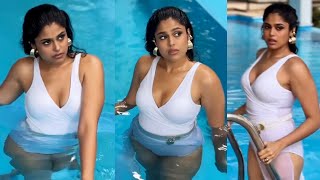 Faria Abdullah Glamorous Visuals Faria Abdullah Behind The Scenes In A Photoshoot