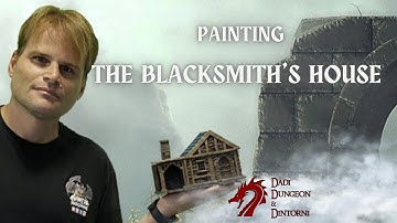 🏡 Painting the Blacksmith’s House | Epic Wargaming Terrain! 🔥🎨 #miniatures