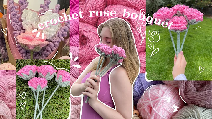 how to crochet a rose (beginner tutorial, NO-SEW!) - DayDayNews