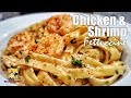 Cajun Chicken and Shrimp Fettuccine | Crockpot Recipes