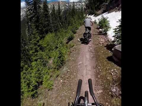 Riding the Great Divide Mountain Bike Route Richmond Peak Slide Area