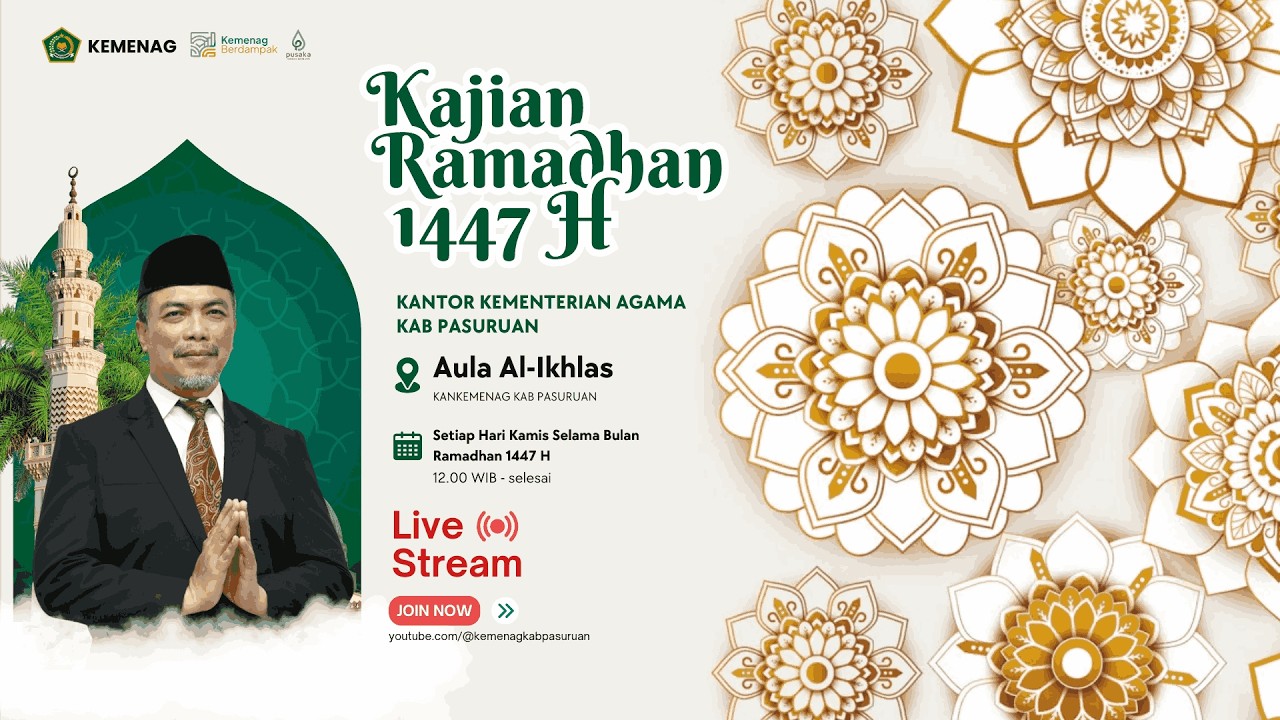 LIVE! Kajian Ramadhan 1447H/2026M Bersama KH Muhibbul Aman Ali