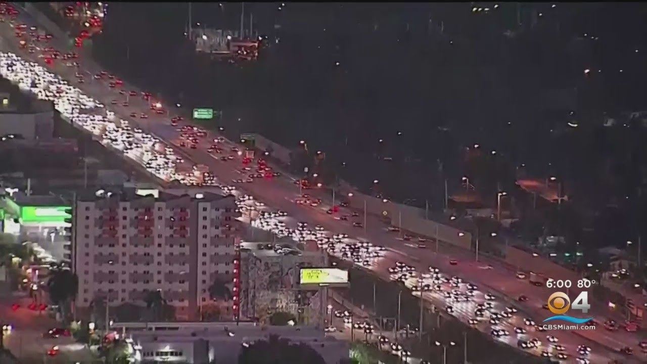 ⁣Traffic Report: Some of the worst traffic found in Miami