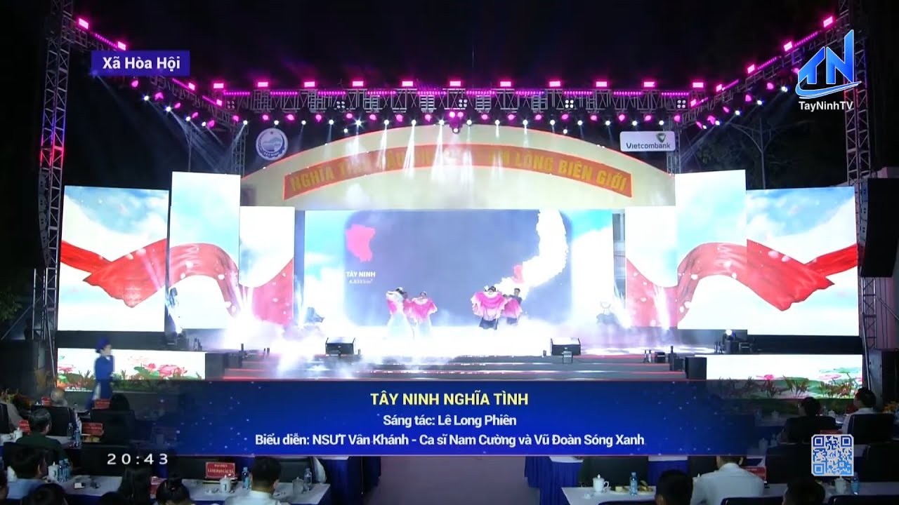 Tây Ninh nghĩa tình ngày xuân | Sáng tác Lê Long Phiên | NSUT Vân Khánh - cs Nam Cường