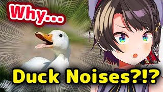 Oozora Subaru - Why Are My Screams Translated as 'Duck Noises'???【ENG Sub/Hololive】