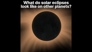 What do Solar eclipses look like on other planets? Recc’d’ by @Crazyplays__5  #universe #space #cosmos