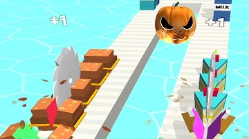 Twin Slicer! Very satisfying and relaxing ASMR slicing game #8