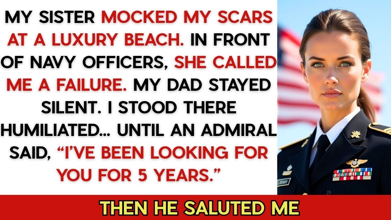My Sister Mocked My ＂Scars＂ At The Beach — Until An Admiral Revealed How I Saved His Entire Fleet