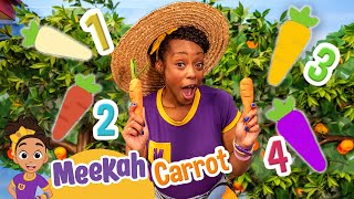 count the carrot colors educational videos for kids blippi and meekah kids tv
