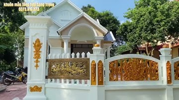 khuôn cột cổng vuông 60cm mới nhất hiện nay, hướng dẫn thi công đổ cột cổng trực tiếp tại công trình