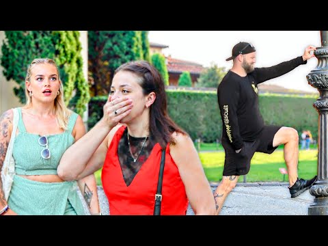 Funny WET Fart Prank in Italy! CHAOS at the Colosseum!!