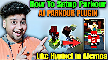 How To Create Parkour Server in Minecraft | How To Setup AjParkour in Aternos | AjParkour Plugin
