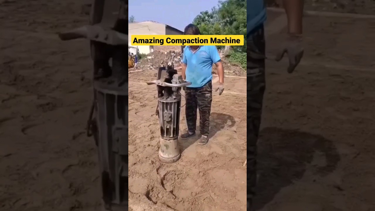 Automatic Compaction Machine | #compaction #floor #tiles # ...